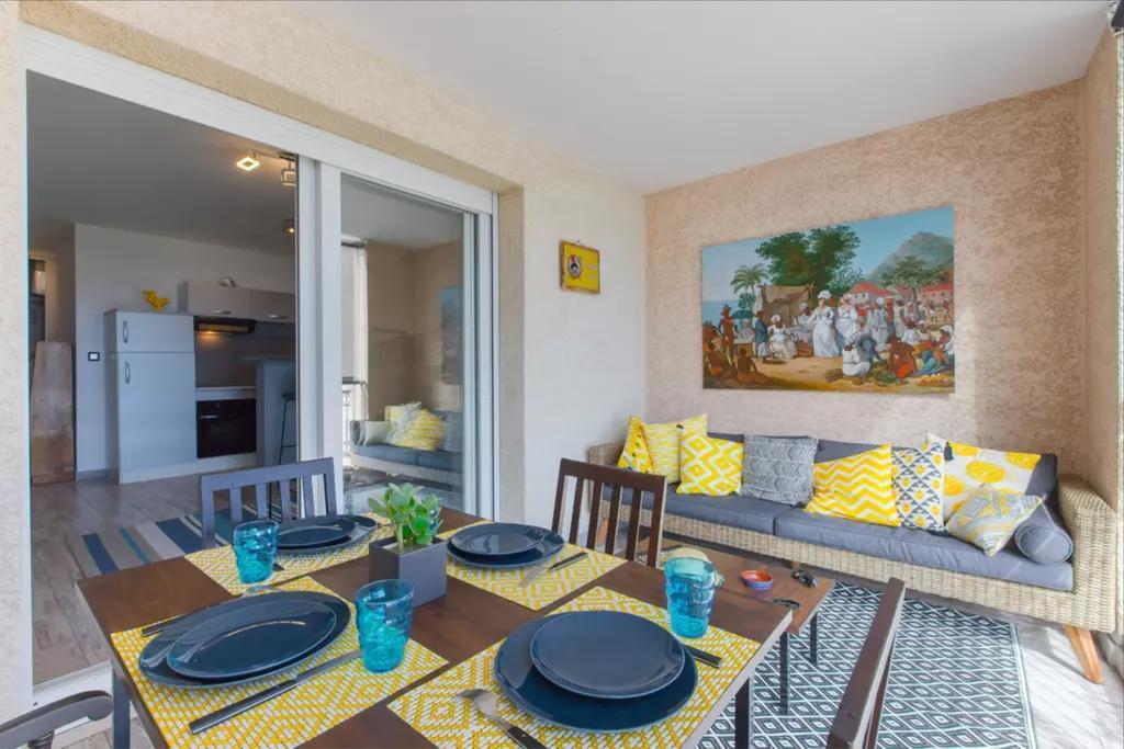 Le Petrel Blanc - Appartement Sur La Plage De La Souris Blanche Trois Bassins Exterior foto